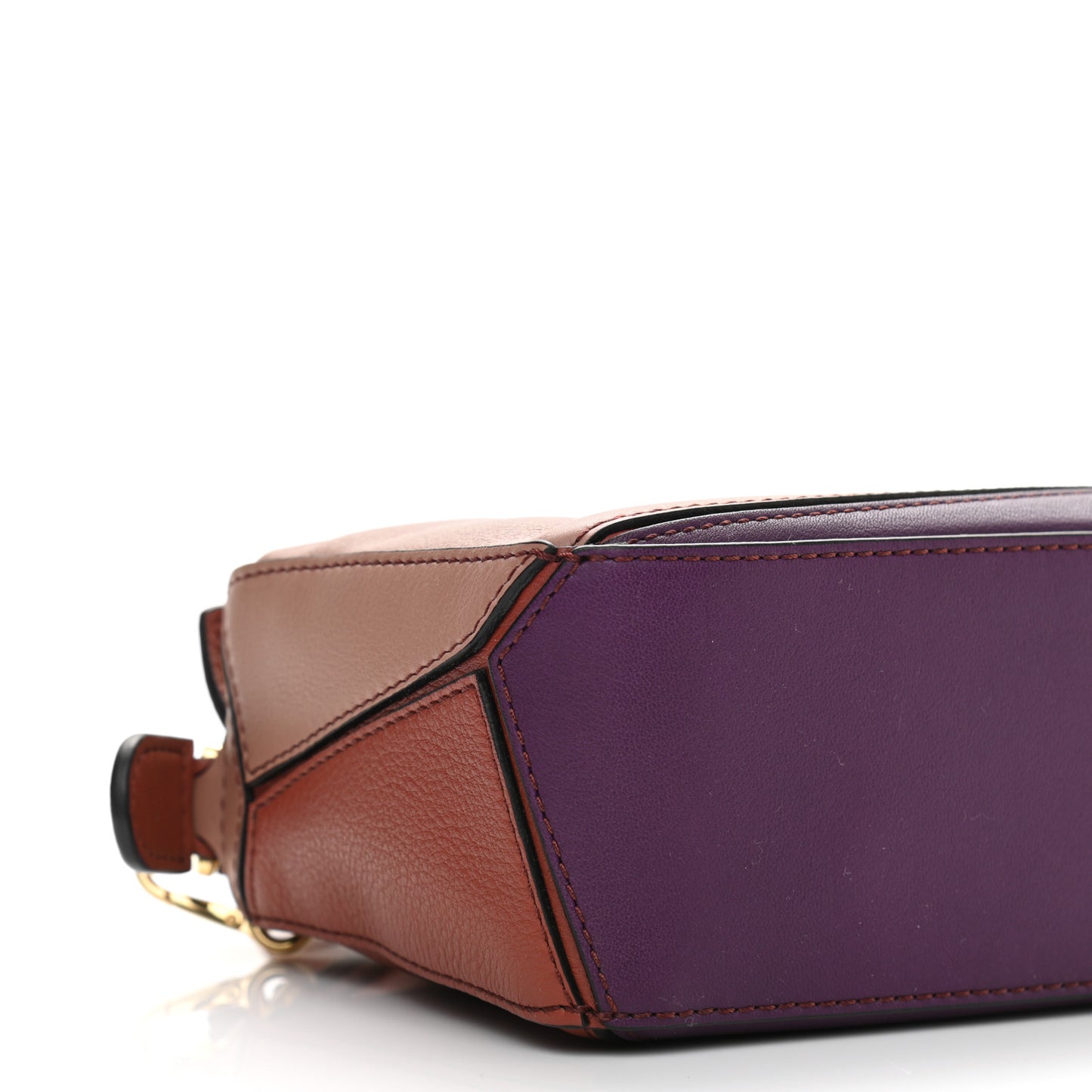 Calfskin Mini Puzzle Bag Spice Pumpkin