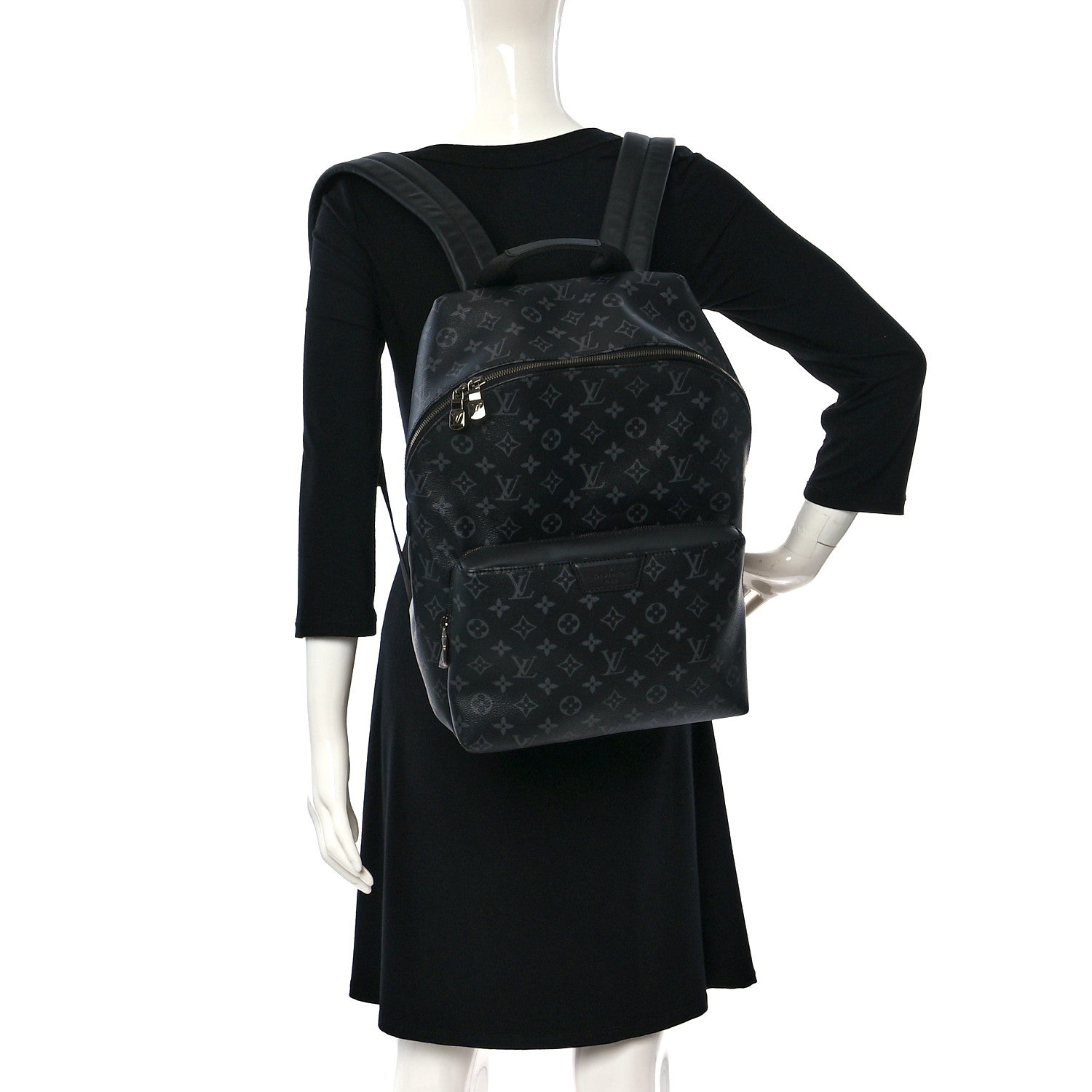 Louis Vuitton Monogram Eclipse Discovery Backpack PM 2 of 12