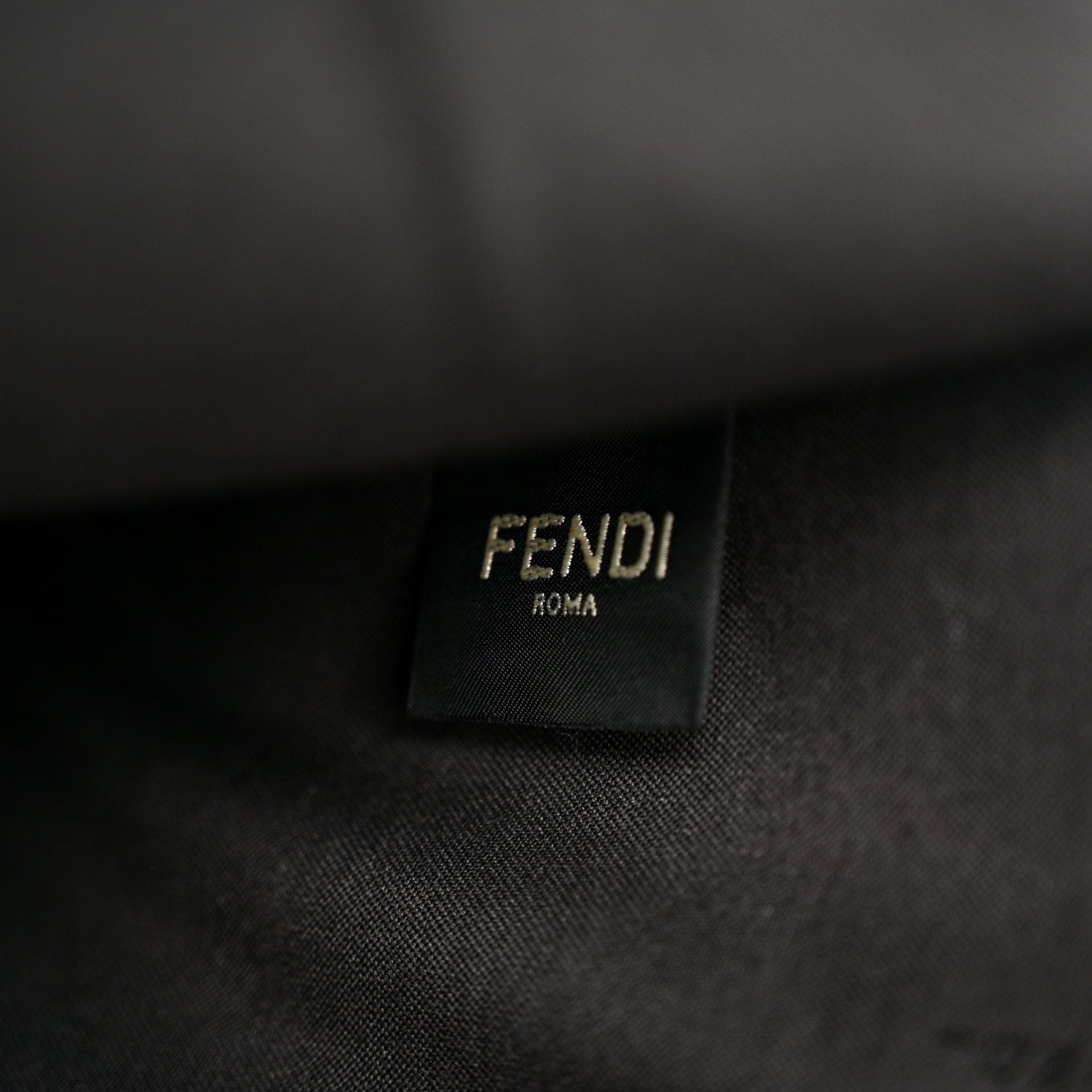 Fendi Vitello King Logo Embossed Large Flat Pouch Cuoio 7 of 8