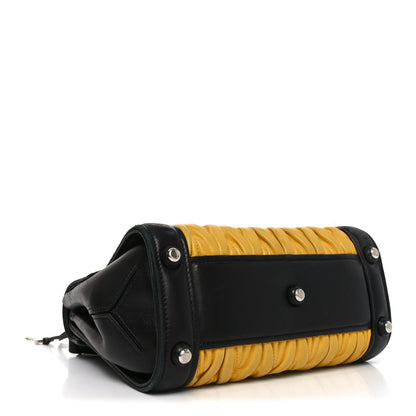 Miu Miu Nappa Matelasse Top Handle Bag Black Soleil 4 of 9