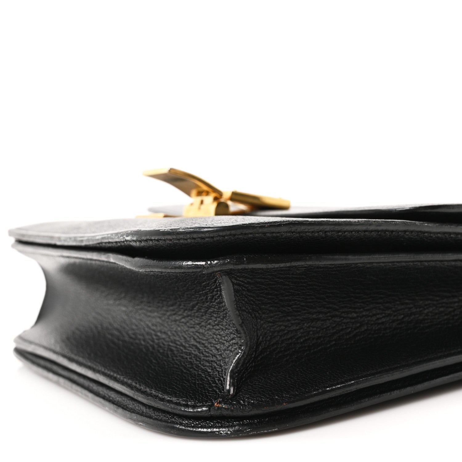 Celine Goatskin Medium Classic Box Flap Bag Black 10 of 10