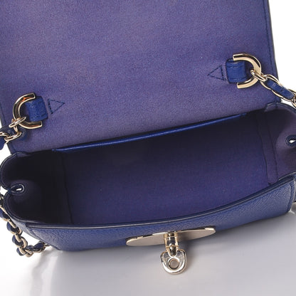 Mulberry Small Classic Grain Calfskin Mini Lily Indigo 6 of 8