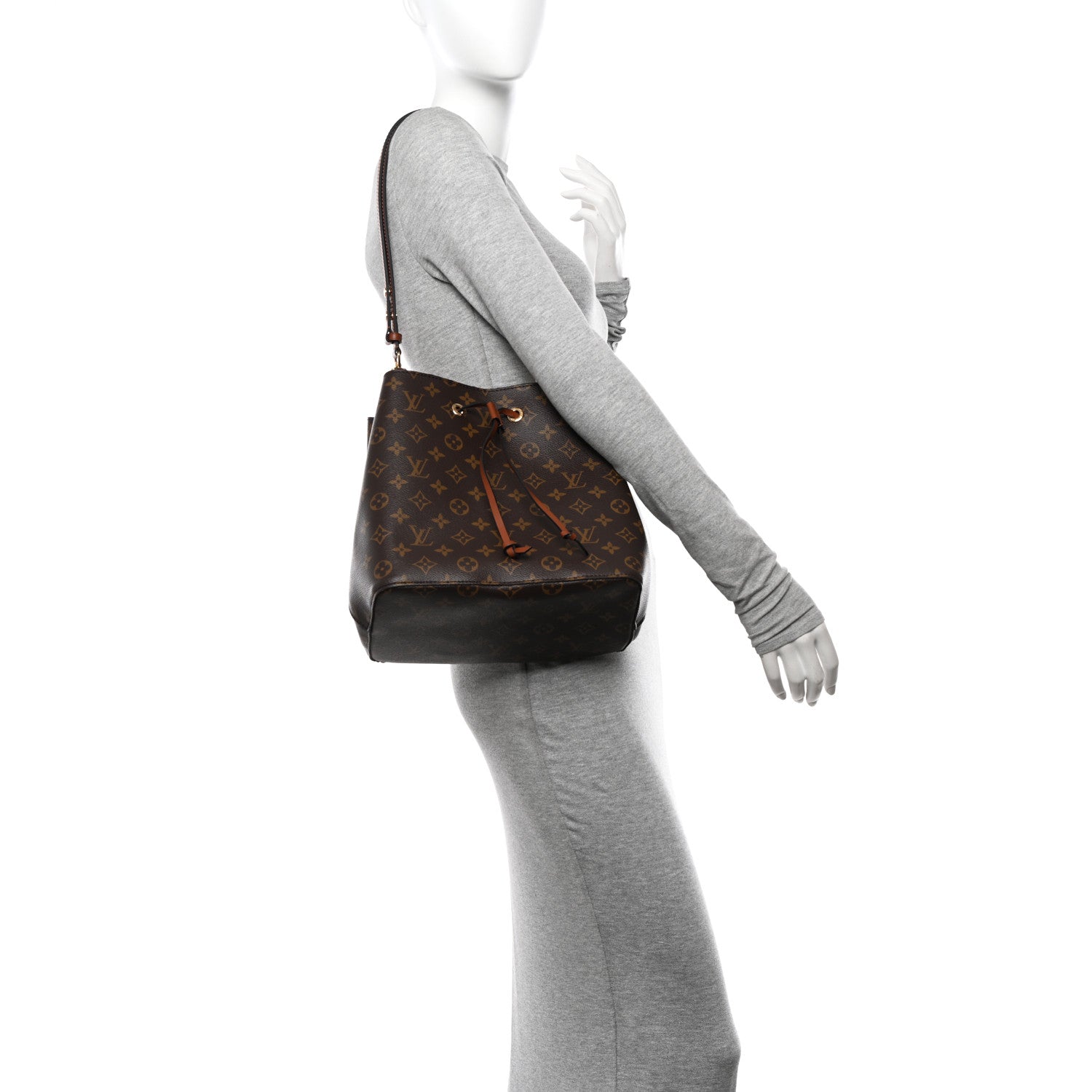 Louis Vuitton Monogram Neonoe MM Caramel 2 of 10