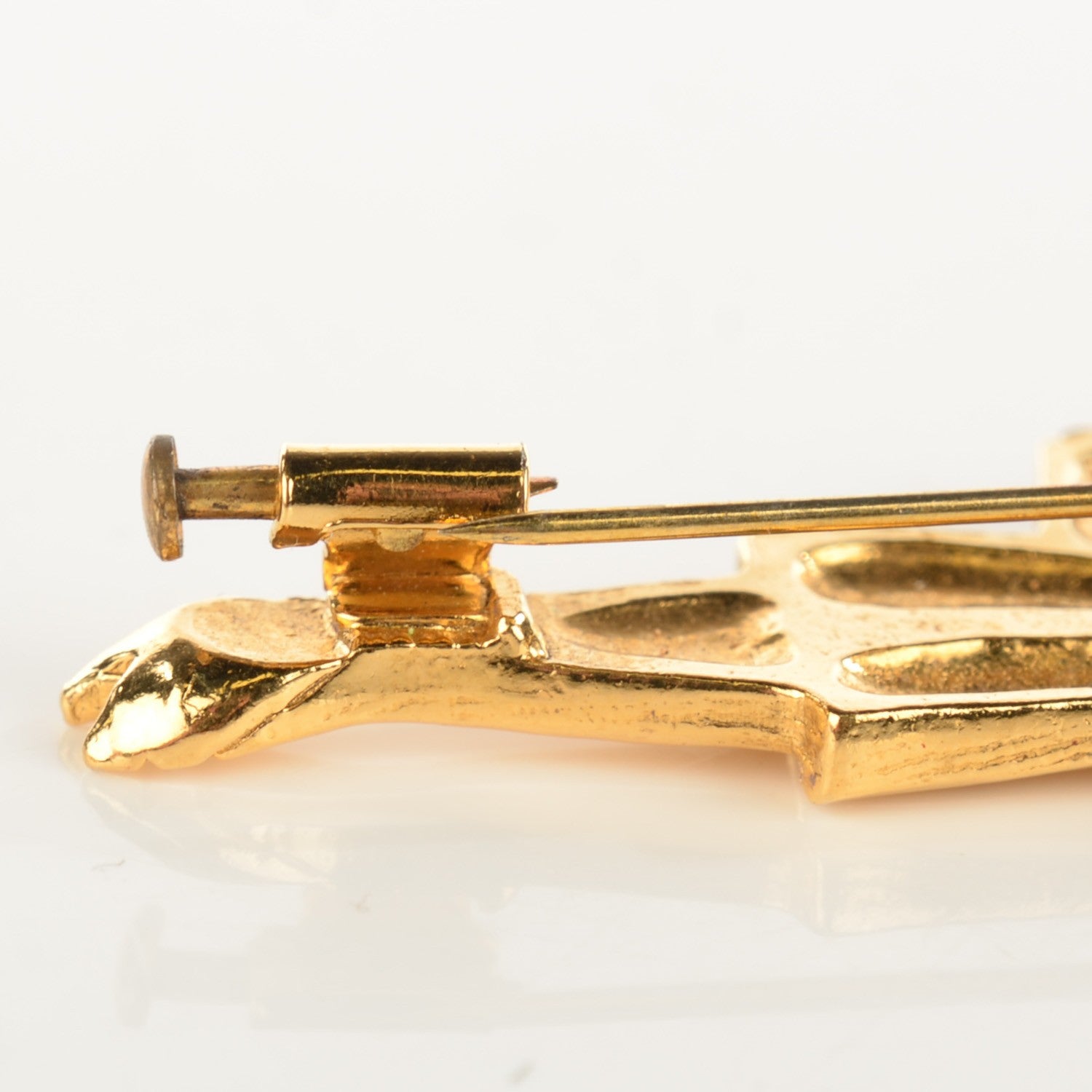 Chanel Coco Figurine Pin Brooch Gold 6 of 6