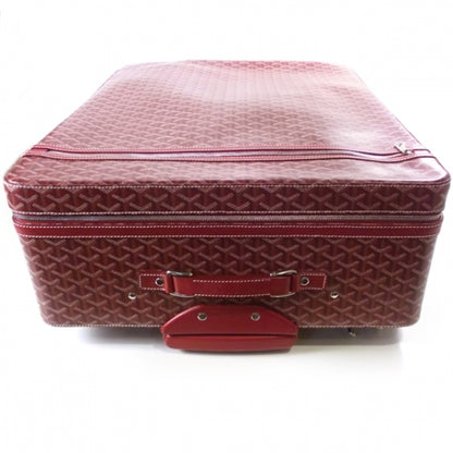 Goyard Goyardine Trolley MM Rolling Suitcase Red 4 of 10