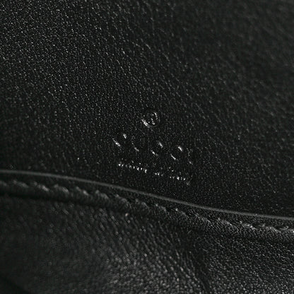 Gucci Guccissima Large Twins Zip Around Wallet Black 6 of 8