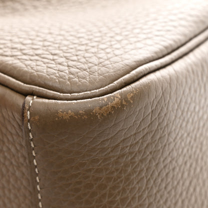 Hermes Taurillon Clemence Lindy 30 Etoupe 11 of 11
