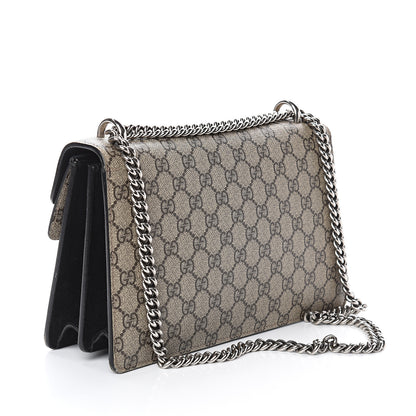 Gucci GG Supreme Monogram Small Dionysus Shoulder Bag Black 2 of 8