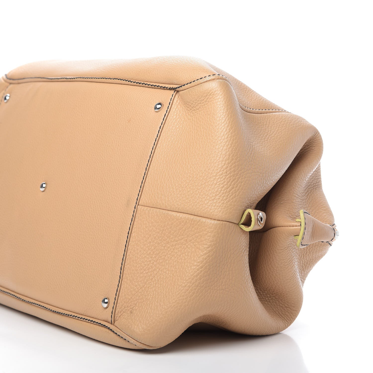 Chanel Calfskin Tassel Bowler Beige 7 of 15