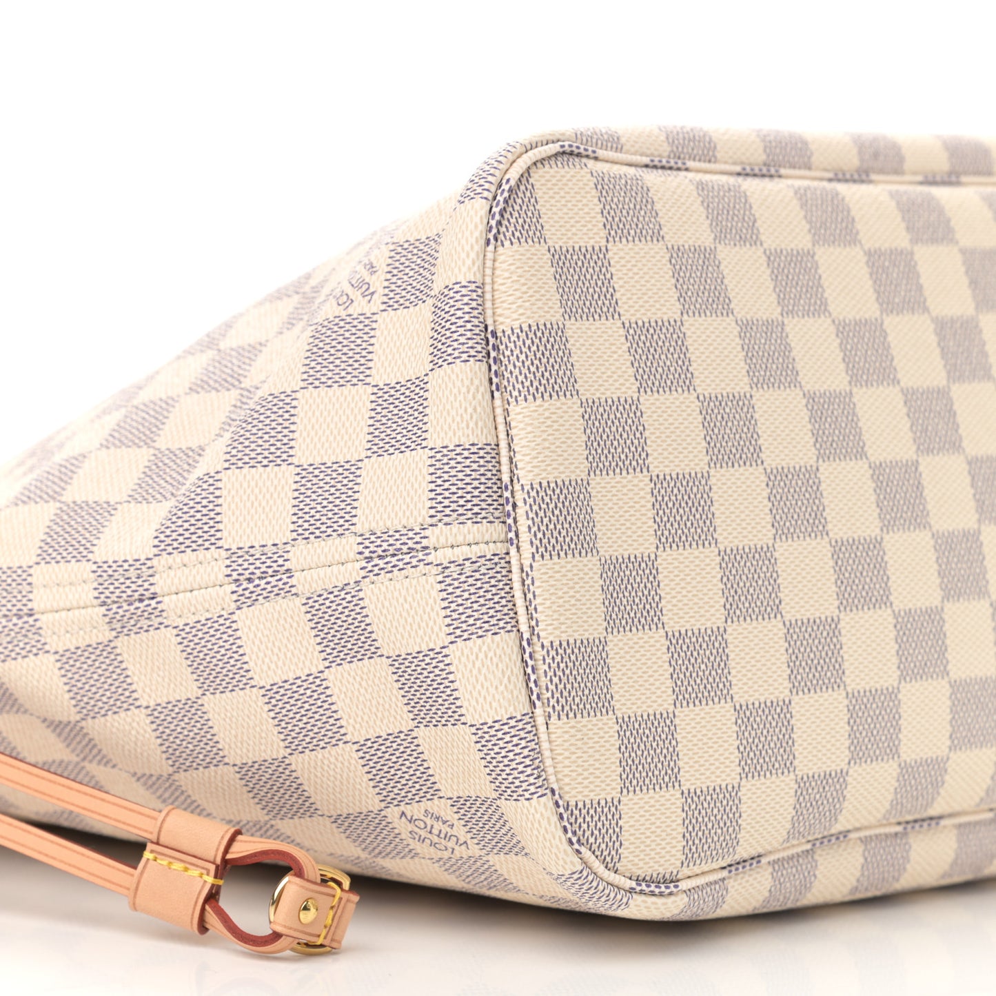 Damier Azur Neo Neverfull MM Rose Ballerine