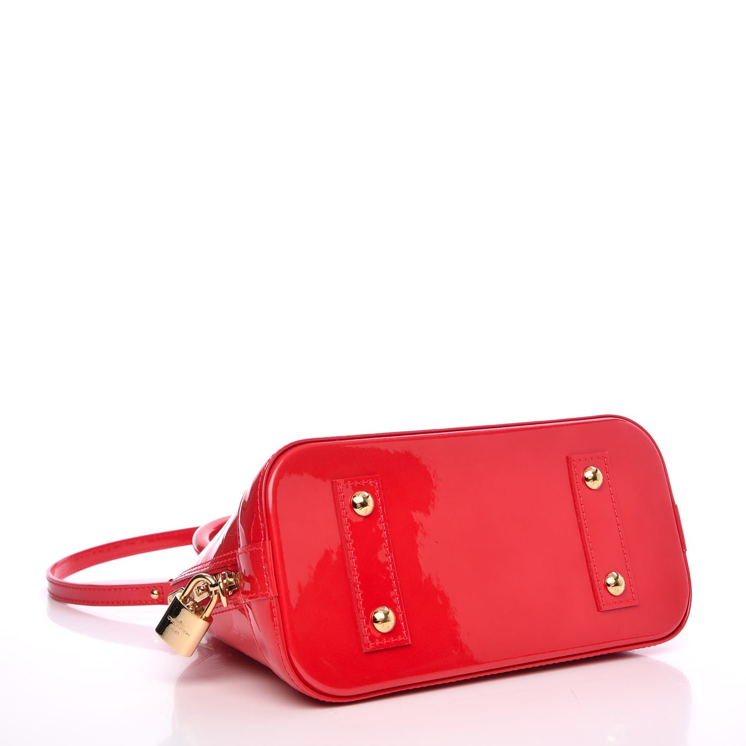 Louis Vuitton Vernis Alma BB Rouge Grenadine 5 of 8