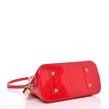 Louis Vuitton Vernis Alma BB Rouge Grenadine 5 of 8