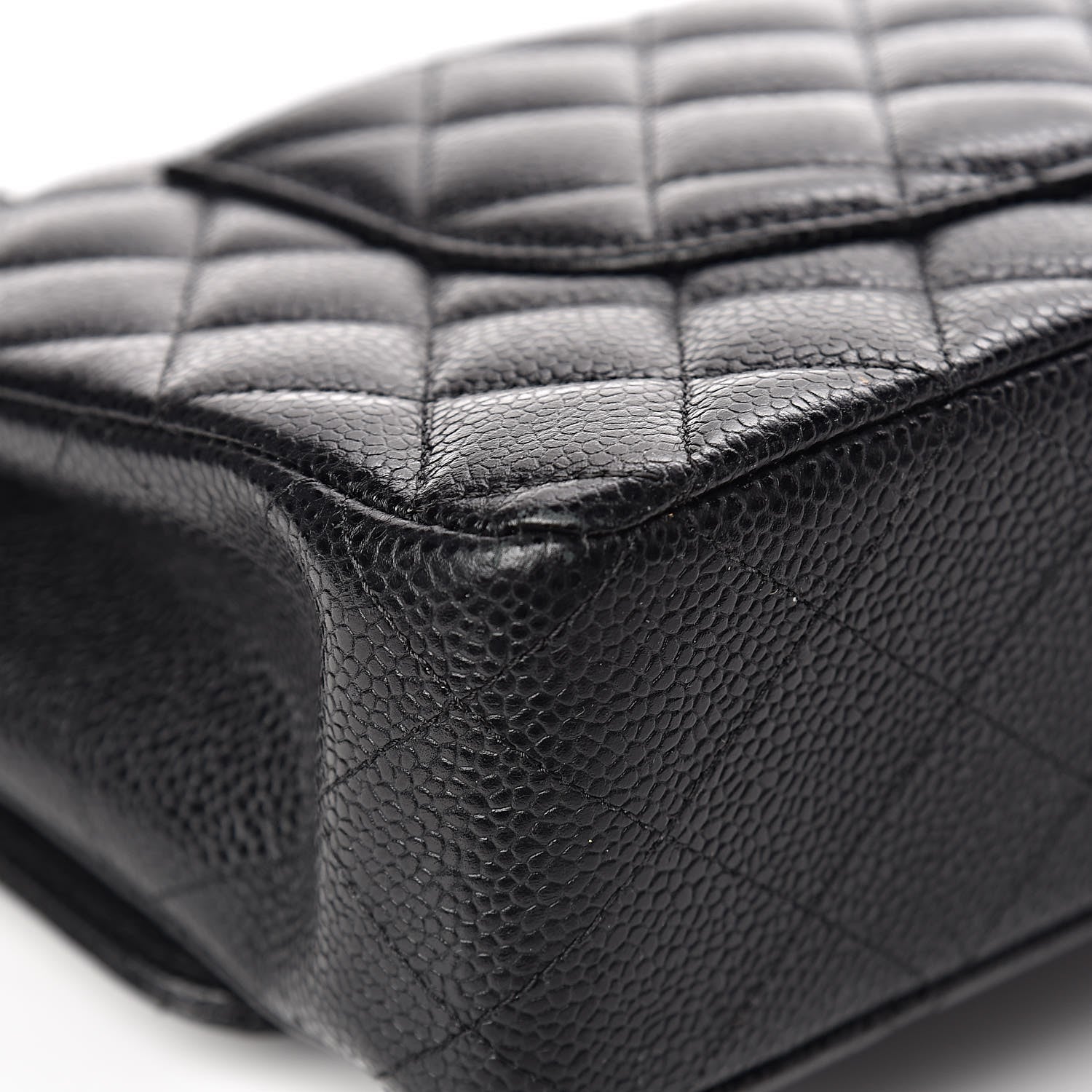 Chanel Caviar Quilted Medium Double Flap Black 13 of 16