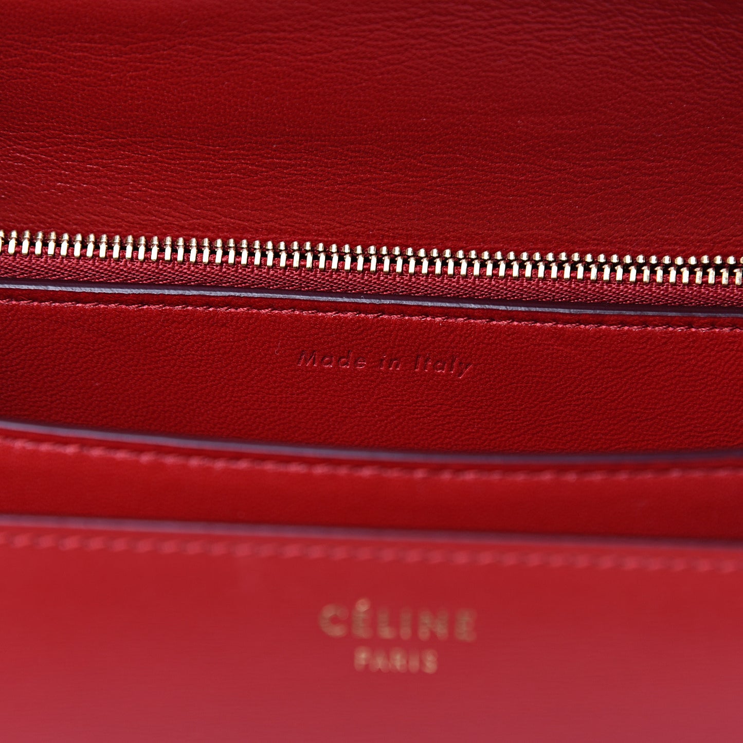 Box Calfskin Medium Classic Box Flap Bag Red