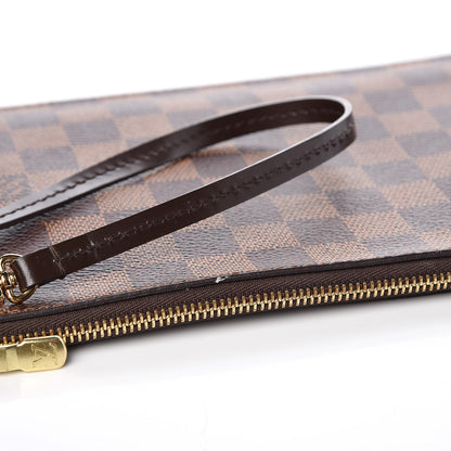 Louis Vuitton Damier Ebene Neverfull MM GM Pochette 9 of 10