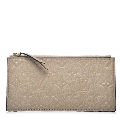 Louis Vuitton Empreinte Felicie Chain Wallet Zippered Insert Tourterelle 1 of 8