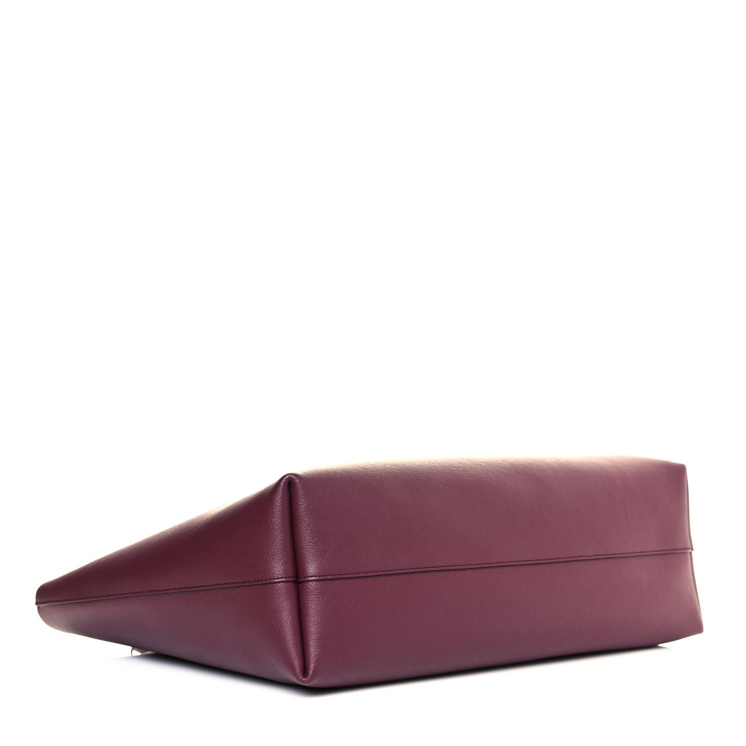 Saint Laurent Calfskin Large Shopping Tote Bordeaux 4 of 10