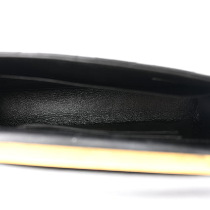Chanel Lambskin Enamel Quilted Top Handle Flap Phone Holder With Chain Black 5 of 11