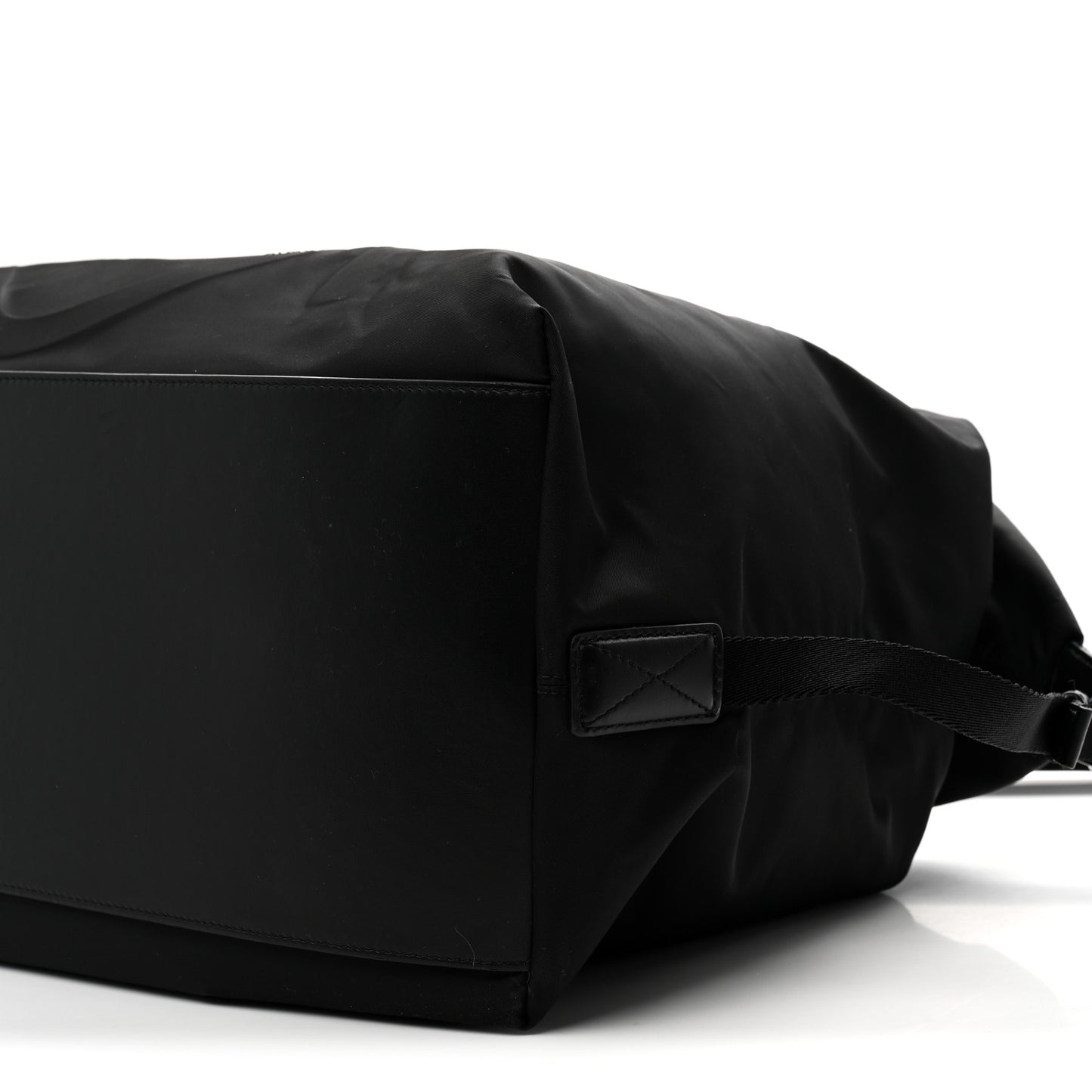 Nylon Signature Duffle  Black