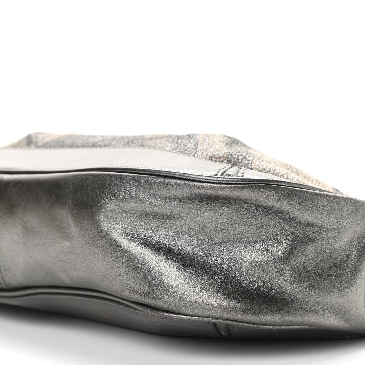 Burberry Shimmer Check Fairby Hobo Pewter 9 of 11