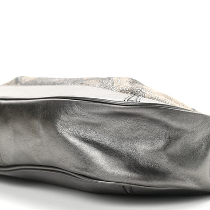 Burberry Shimmer Check Fairby Hobo Pewter 9 of 11