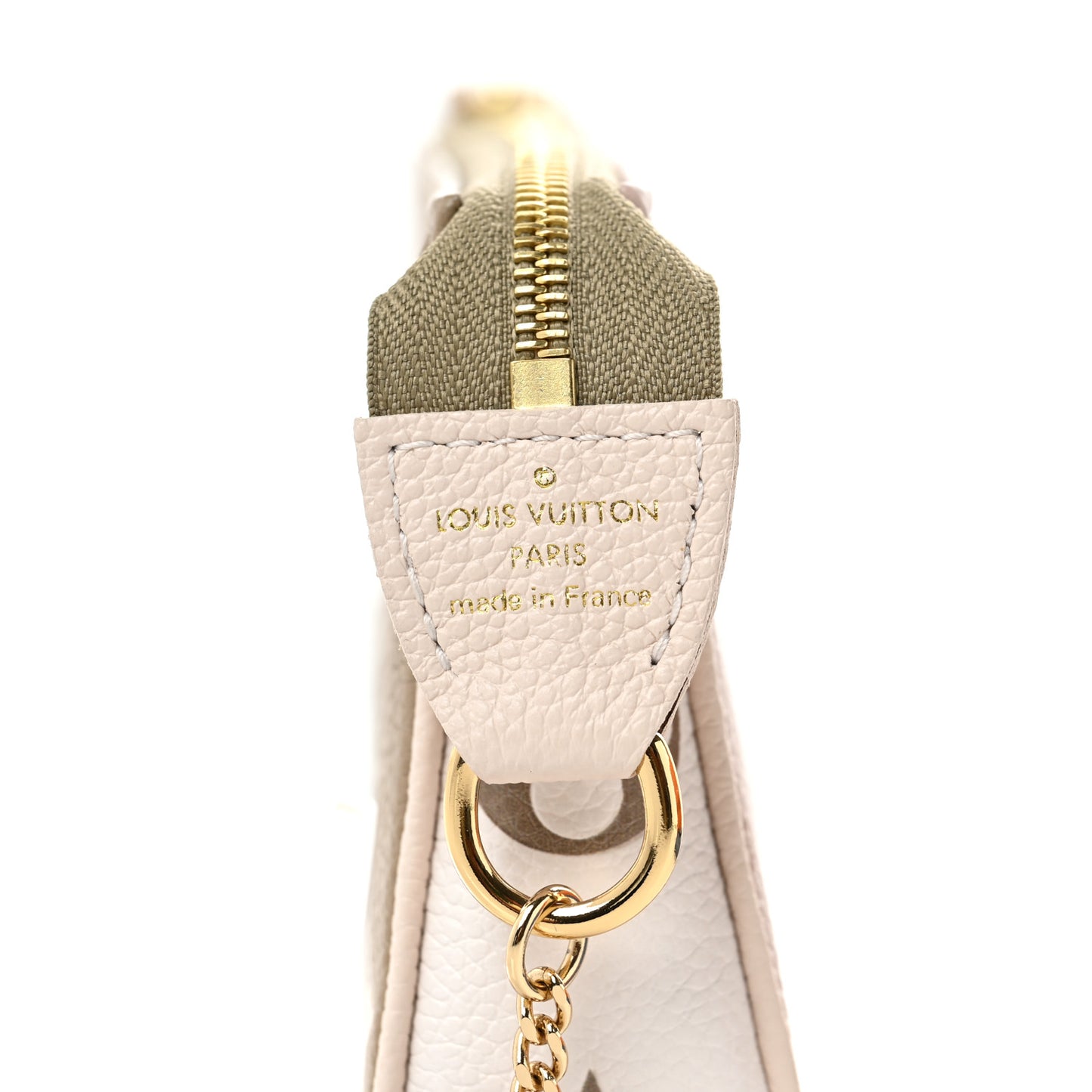 Empreinte Spring in the City Mini Pochette Accessories Kaki Beige Cream