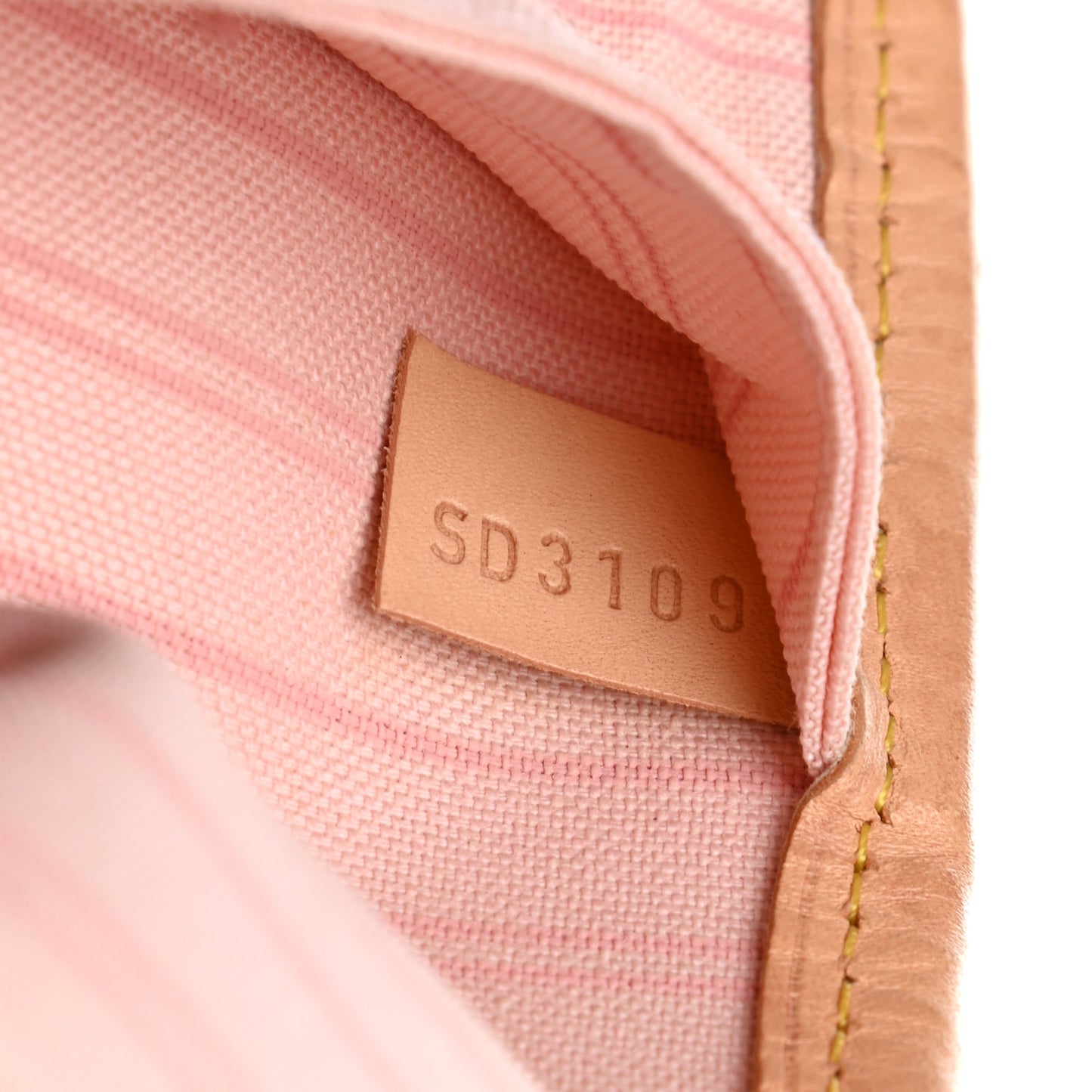 Damier Azur Neo Neverfull MM Rose Ballerine