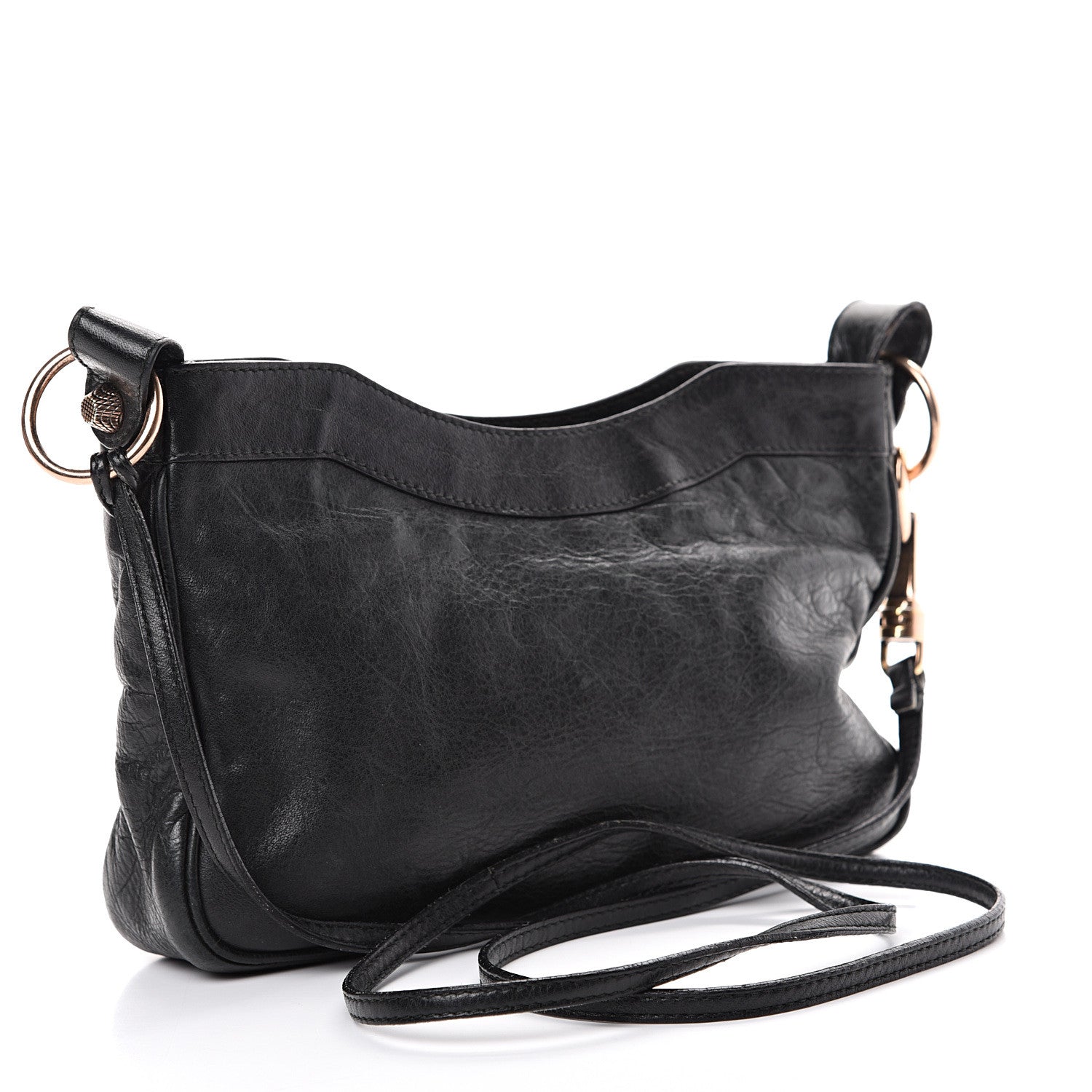 Balenciaga Agneau Giant 12 Rose Gold Hardware Hip Black 2 of 13