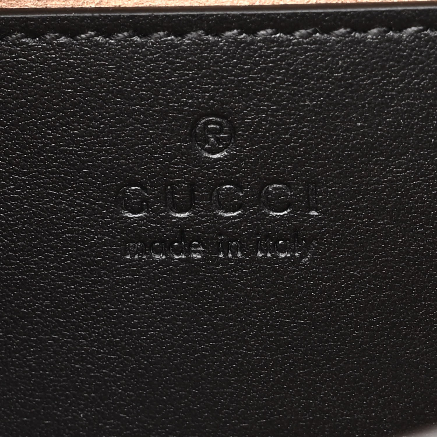 Gucci Calfskin Matelasse Small GG Marmont Chain Shoulder Bag Black 6 of 10