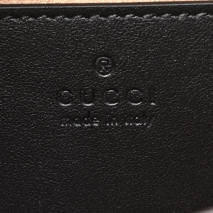 Gucci Calfskin Matelasse Small GG Marmont Chain Shoulder Bag Black 6 of 10