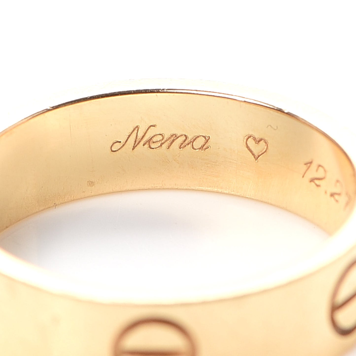 18K Yellow Gold 5.5mm LOVE Ring 56 7.5