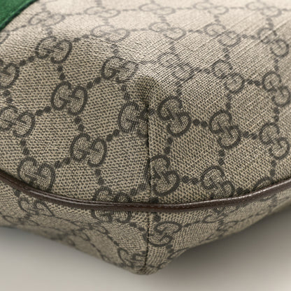 Gucci GG Supreme Monogram Web Small Ophidia Half Moon Hobo Brown 9 of 12