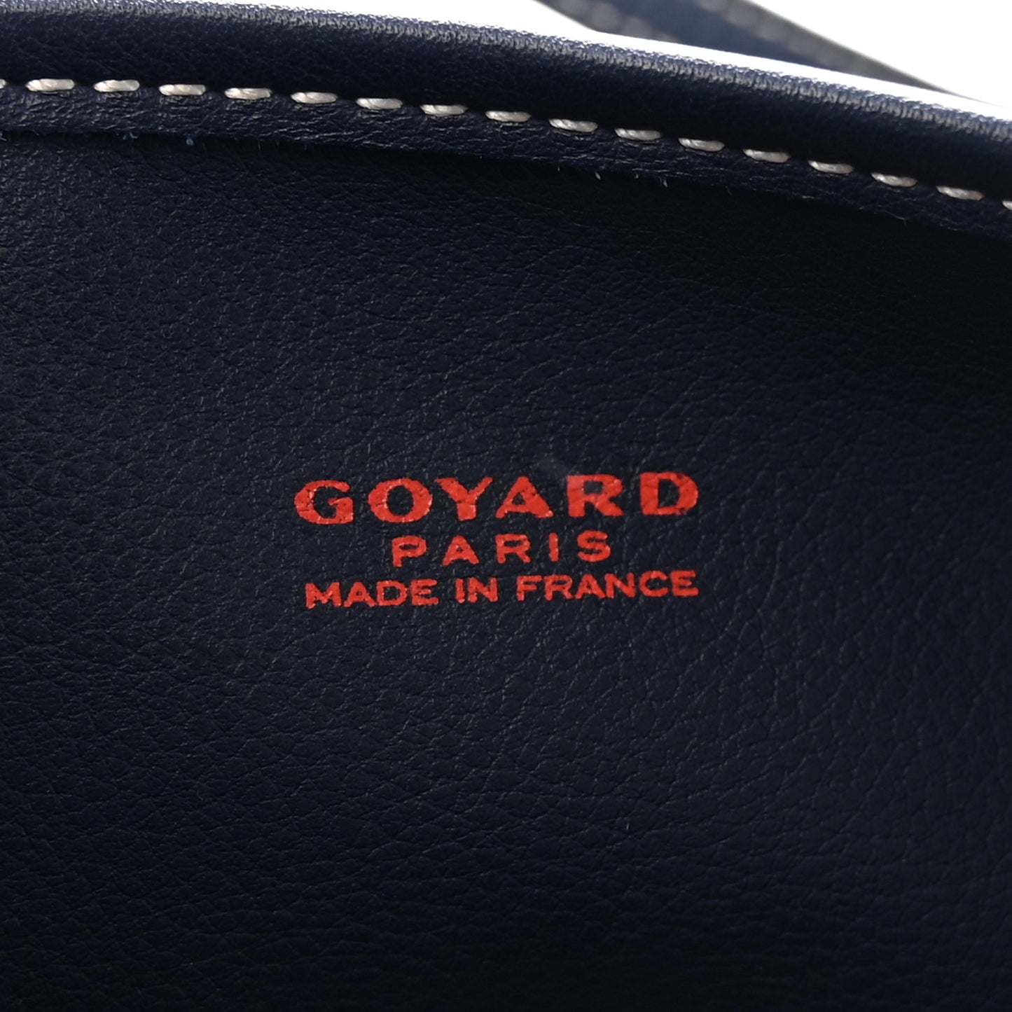 Goyardine Reversible Mini Anjou Navy