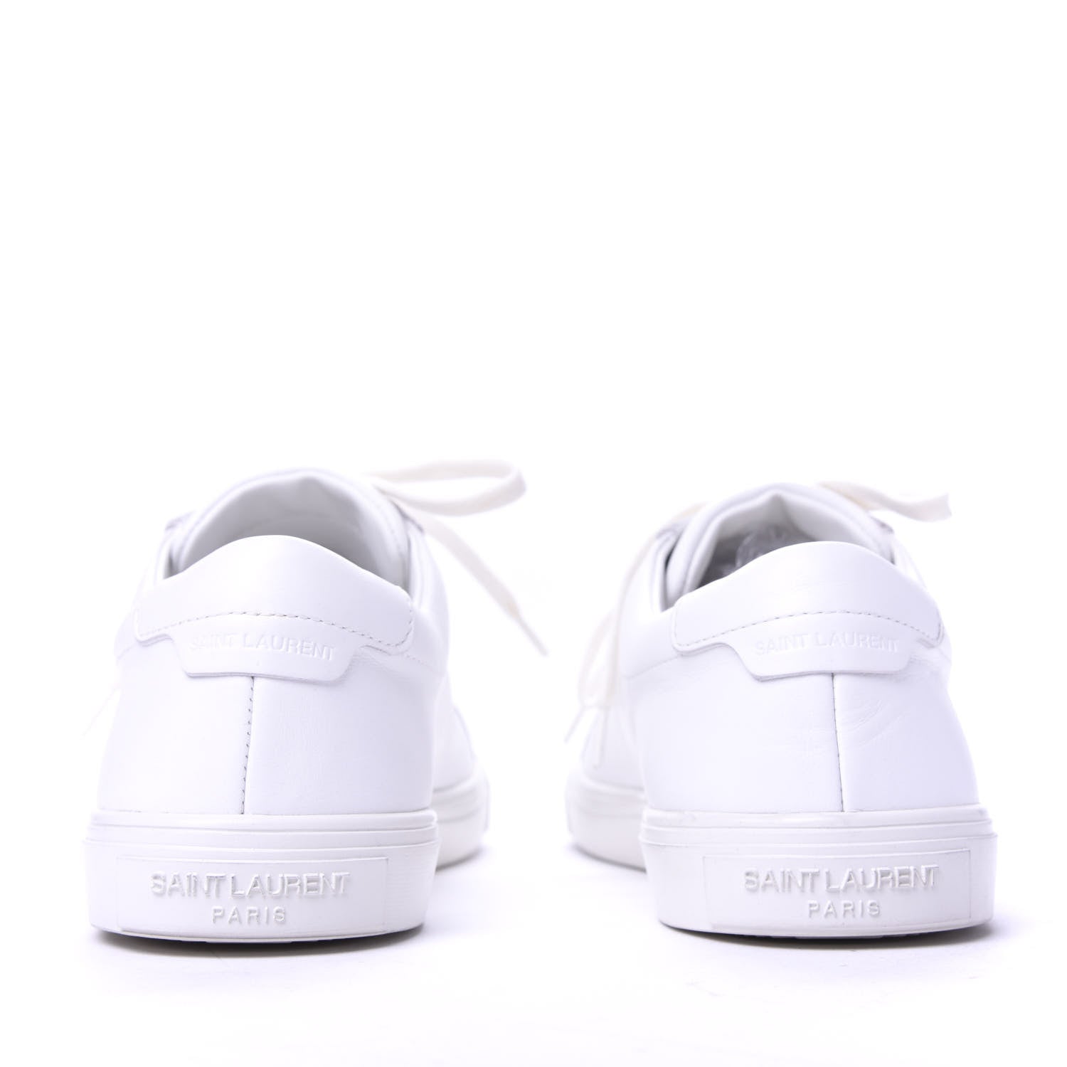 Saint Laurent Calfskin Andy Low Top Sneakers 39 Blanc Optique 6 of 9