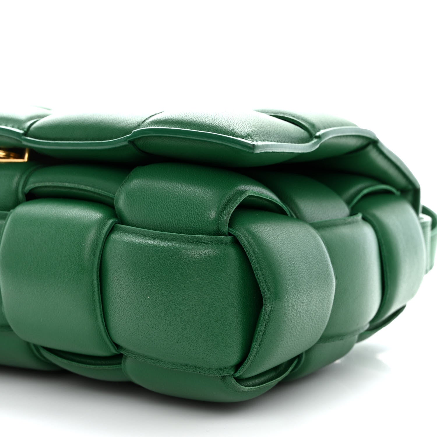 Bottega Veneta Nappa Maxi Intreccio Padded Cassette Crossbody Bag Racing Green 10 of 14