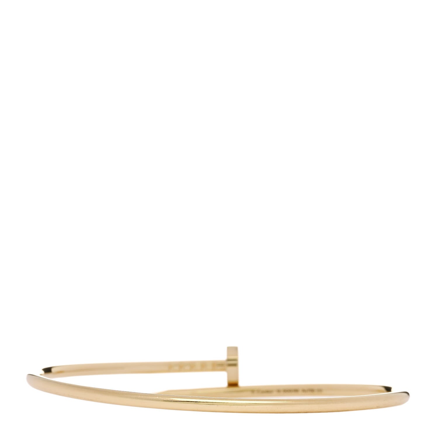 Cartier 18K Yellow Gold Small Juste Un Clou Bracelet 18 2 of 4