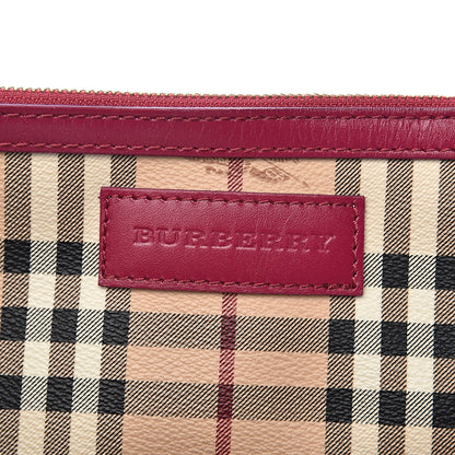 Burberry Haymarket Check Small Canterbury Tote Bright Rhubarb Pink 7 of 10