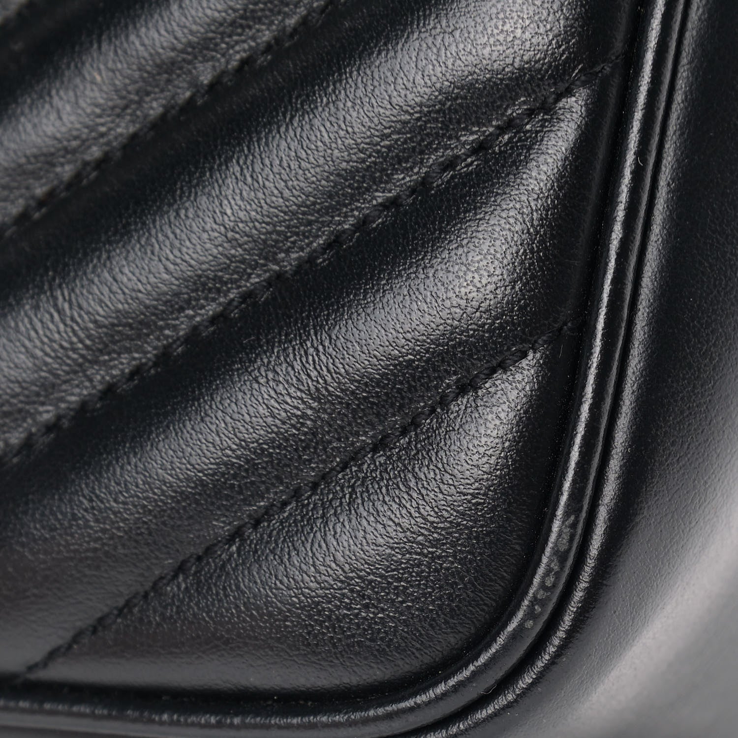 Saint Laurent Calfskin Matelasse Monogram Lou Camera Bag Black 10 of 12