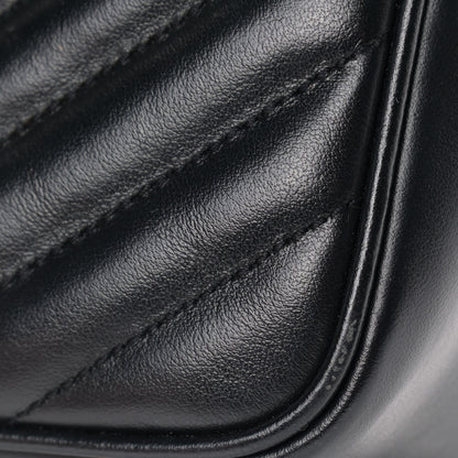 Saint Laurent Calfskin Matelasse Monogram Lou Camera Bag Black 10 of 12