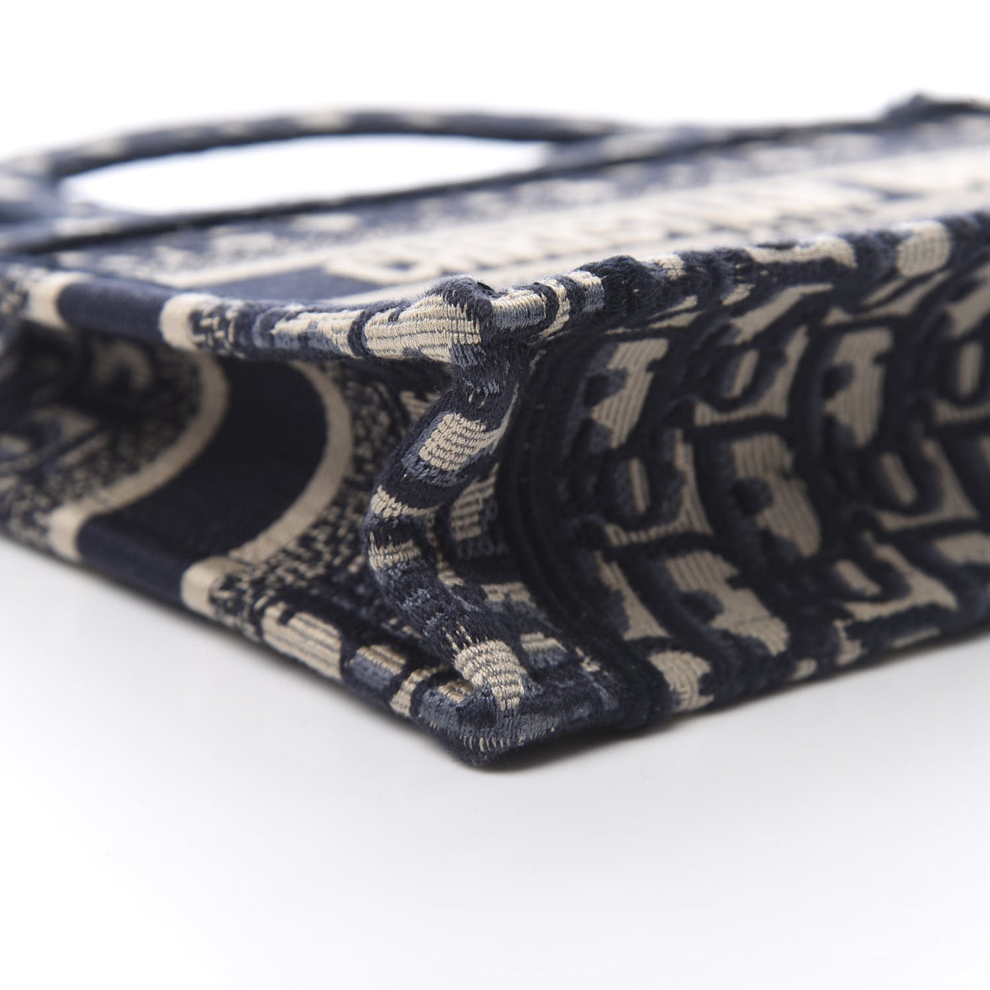 Oblique Mini Book Tote Blue Multicolor
