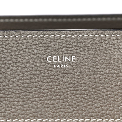 Celine Drummed Calfskin Mini Luggage Souris 5 of 11