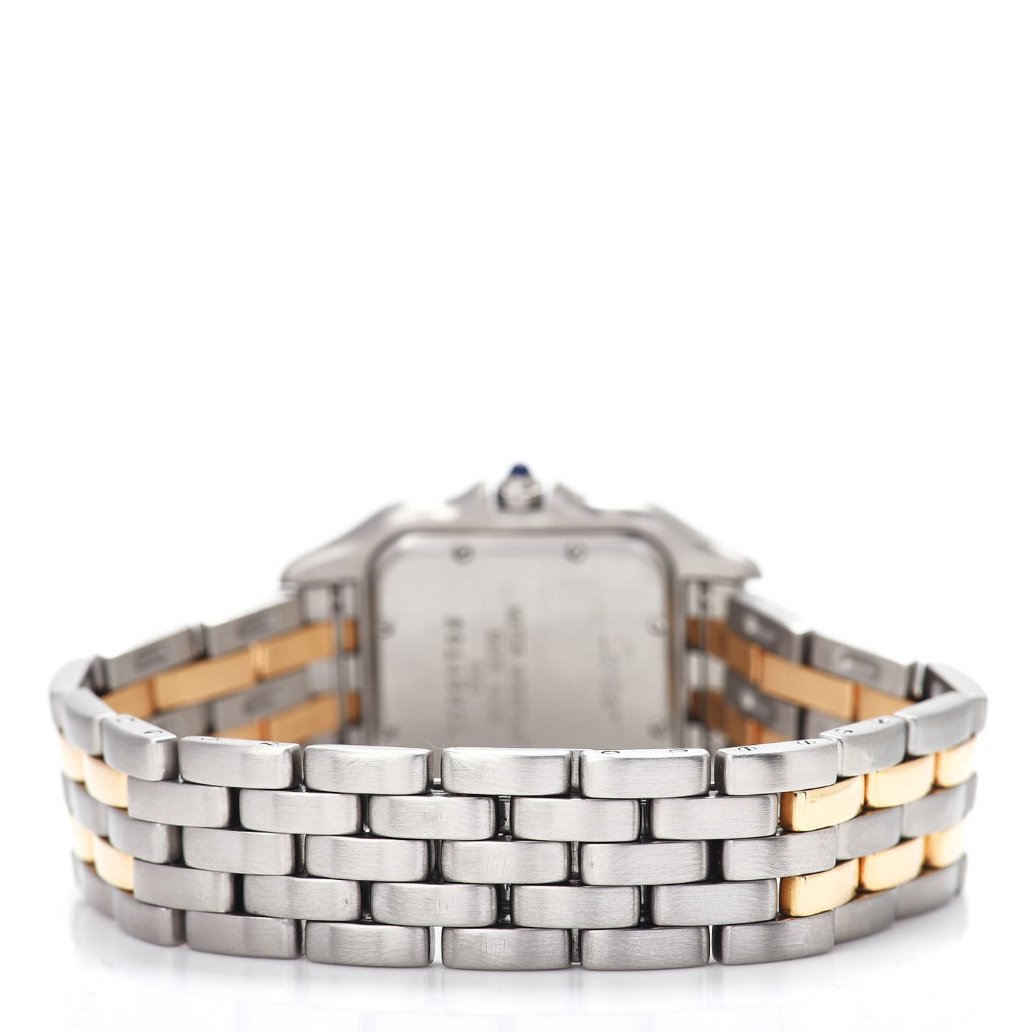 Stainless Steel 18K Yellow Gold 27mm Panthere Quartz Watch