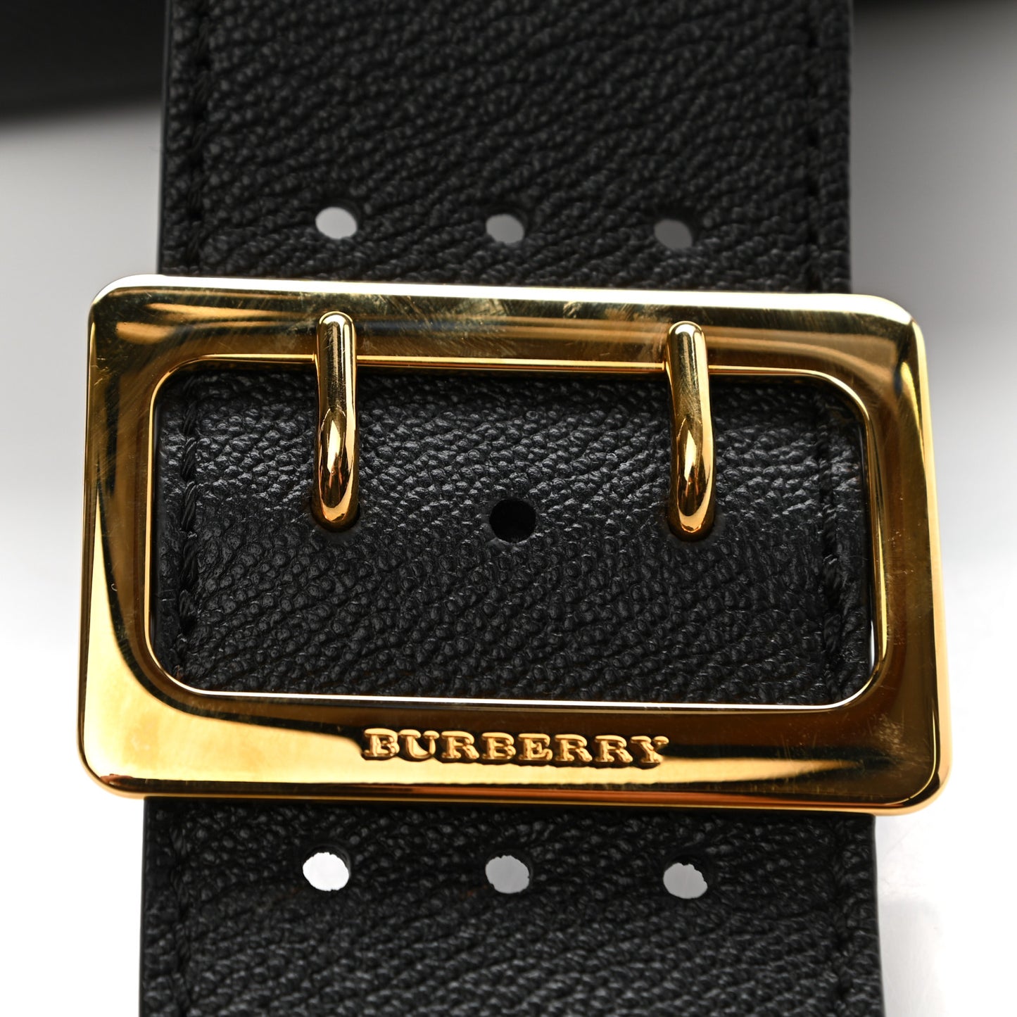 Soft Grain Calfskin Small Buckle Zip Bag Black
