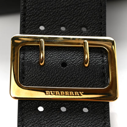 Burberry Soft Grain Calfskin Small Buckle Zip Bag Black 7 of 12