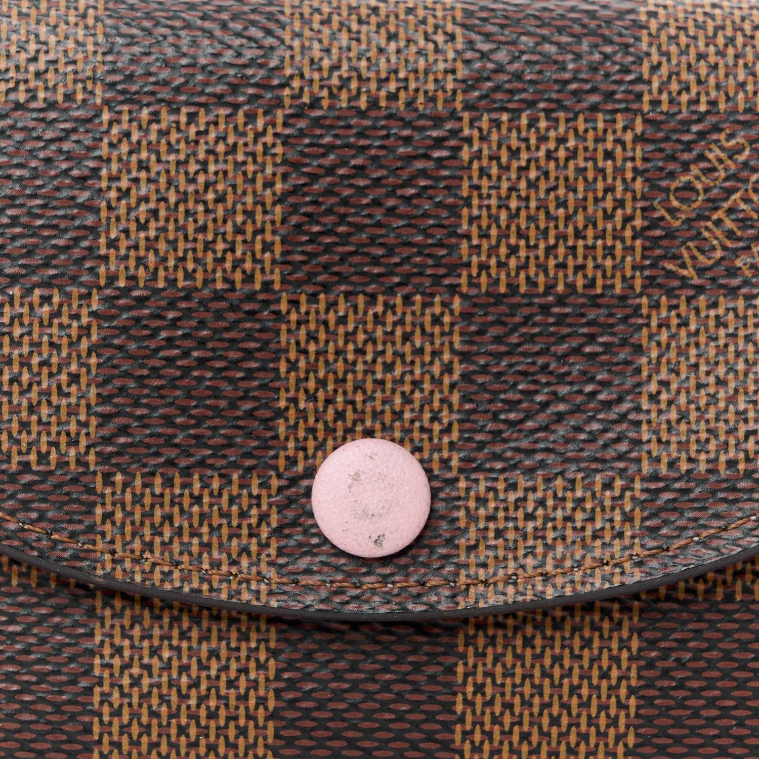 Louis Vuitton Damier Ebene Rosalie Coin Purse Rose Ballerine 8 of 9