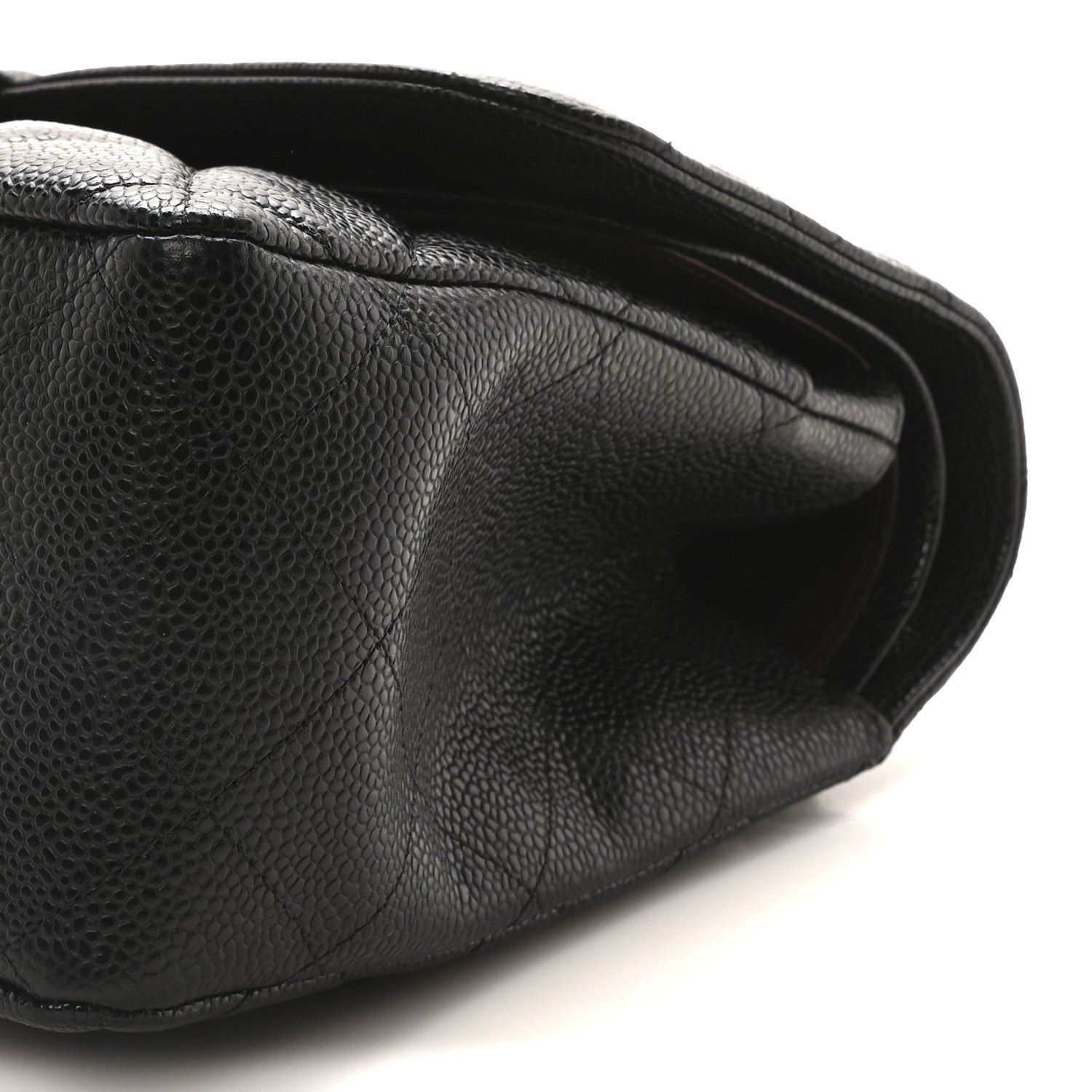 Chanel Caviar Quilted Jumbo Double Flap Black 10 of 11