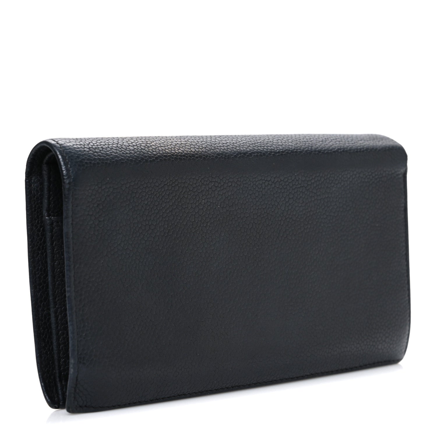 Chanel Caviar Timeless CC Yen Wallet Black 3 of 8