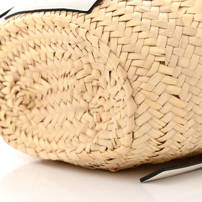 Loewe Raffia Small Basket Tote Bag Natural White 9 of 9