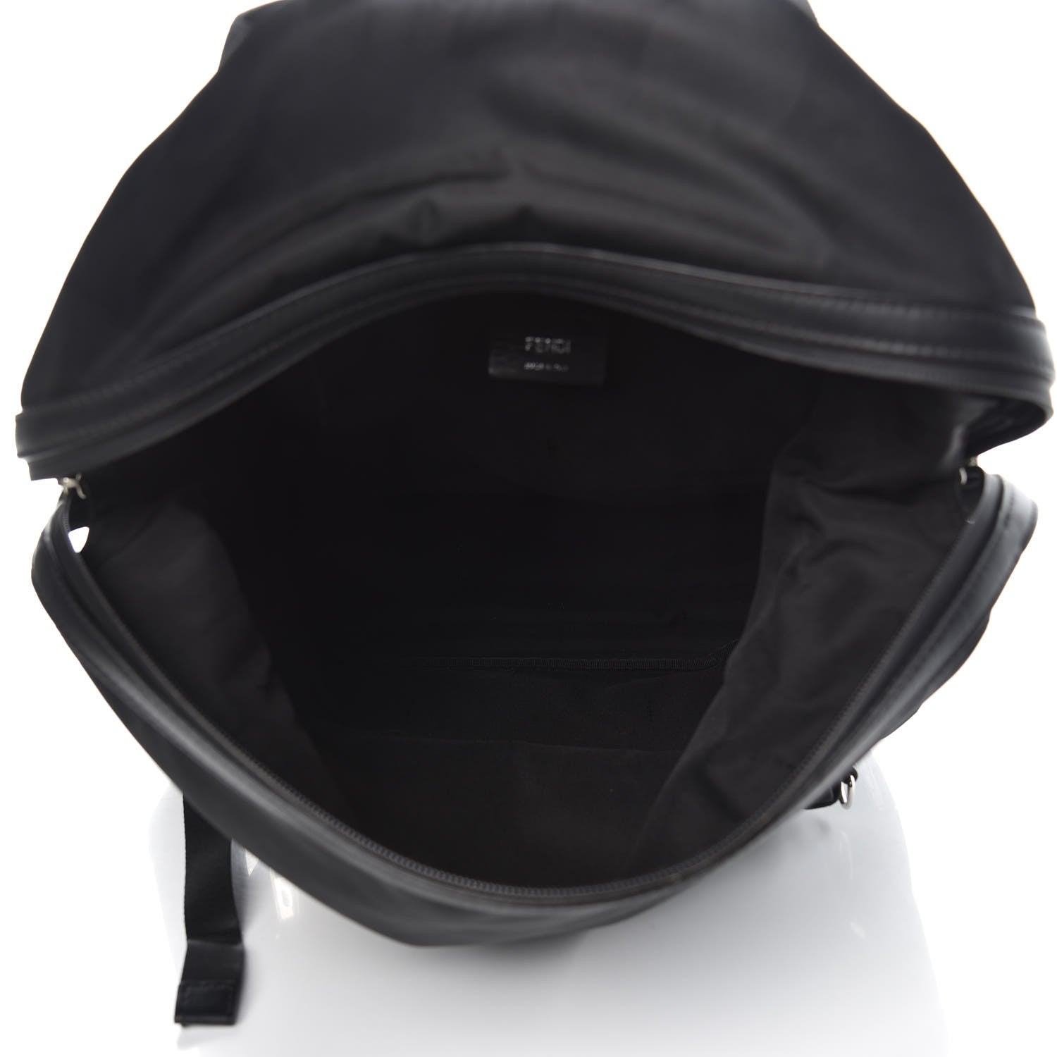 Fendi Nylon Vitello Century Opaco Mini Bug Eyes Backpack Black 5 of 14