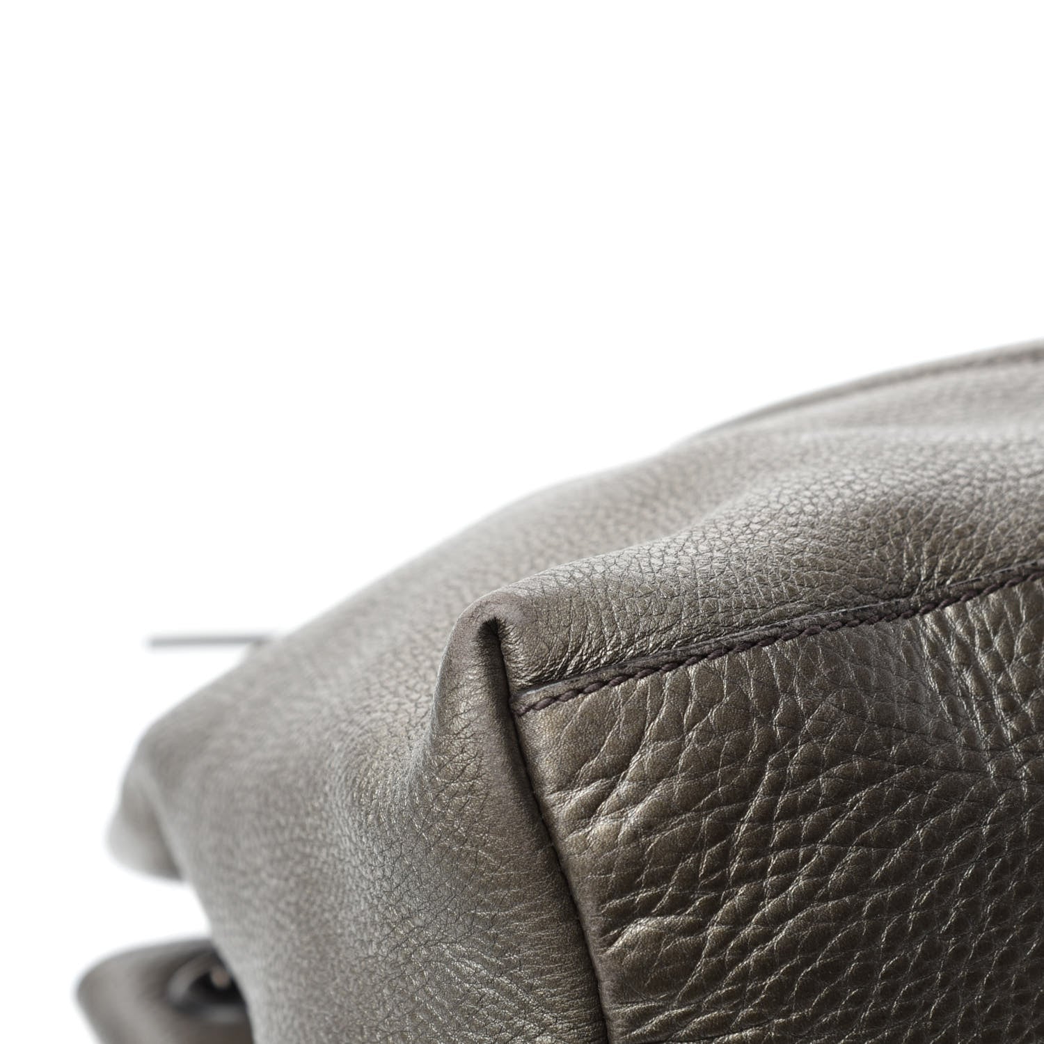 Gucci Metallic Pebbled Calfskin Medium Soho Chain Shoulder Bag Sasso 8 of 17